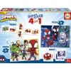 Spidey and his amazing friends Superpack 4 en 1> Puzzles