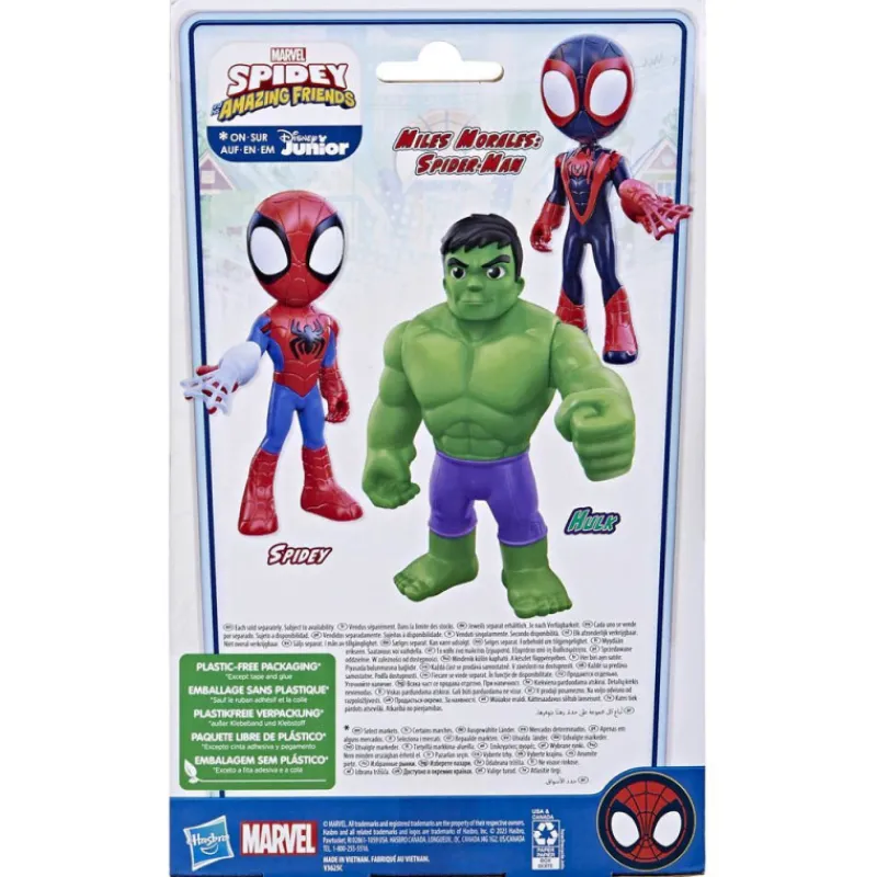 Spidey and his amazing friends Hulk> Figuras Acción