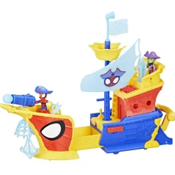 Spidey and his amazing friends Waterwebs Barco Pirata con Telarañas y Burbujas><noscript><img width=