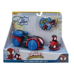 Spidey and his amazing friends Miles Morales Quick Shot 2 en 1> Vehículos Y Pistas