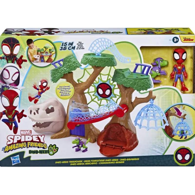 Spidey and his amazing friends Dino-Árbol Arácnido> Figuras Acción