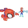 Spidey and his amazing friends Water Webs Set Vehículo y Figura Aracno-Cangrejo> Figuras Acción