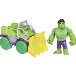 Disney Spidey Set Figura y Camión Demoledor Hulk> Figuras Acción