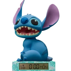 Disney Stitch Lámpara 3D con Despertador> Juguetes Electrónicos