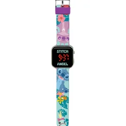 Disney Stitch Reloj Led Tropical> Juguetes Electrónicos