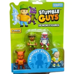 Otras marcas Stumble Guys Serie 2 Mini Figuras 3D 5-Pack> Figuras Acción