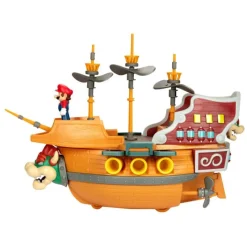 Super mario Aeronave Deluxe Bowser Playset> Figuras Acción