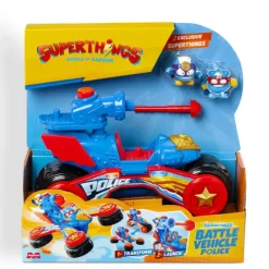Superthings Kazoom Power Battle Vehicle Police> Vehículos Y Pistas