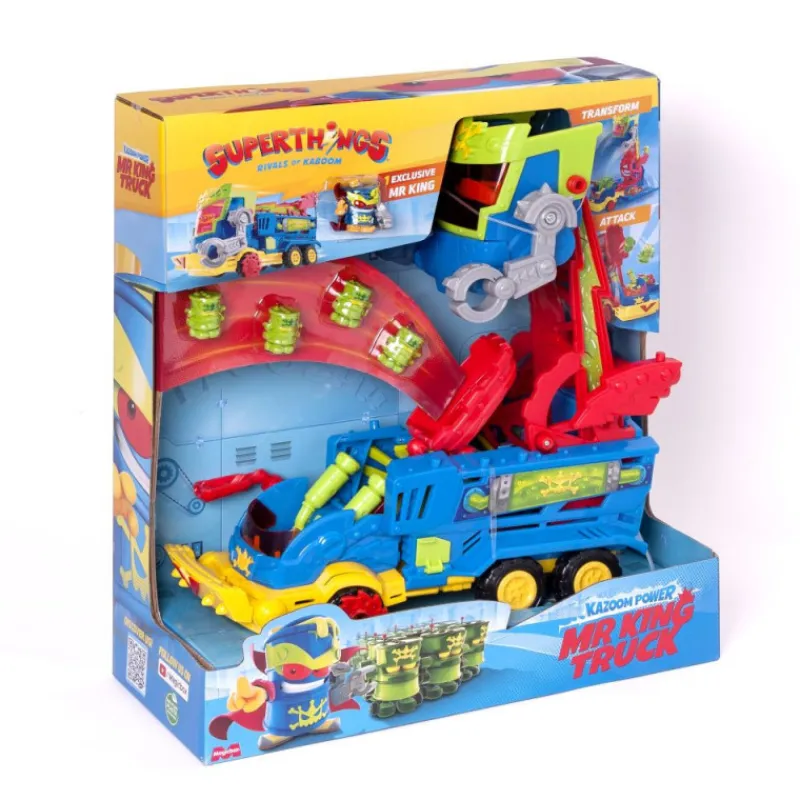 Superthings Kazoom Power Mr King Truck> Figuras Acción|Vehículos Y Pistas