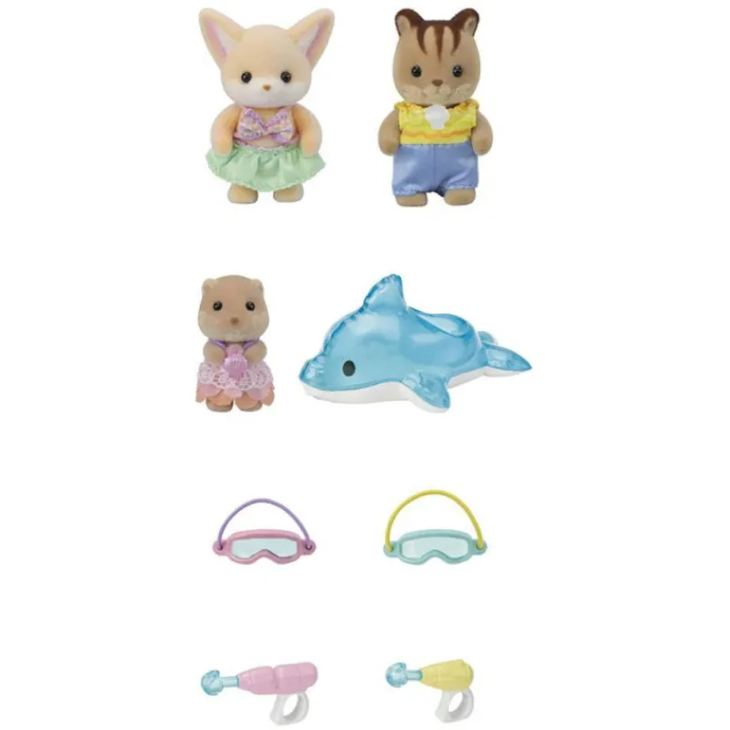 Sylvanian families Amigos de la Guardería - Fiesta en la Piscina> Figuras Acción