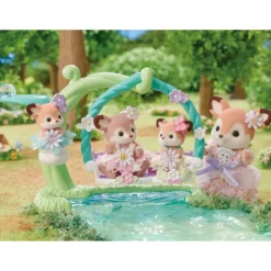 Sylvanian families Bebé Ciervo Columpio Floral><noscript><img width=