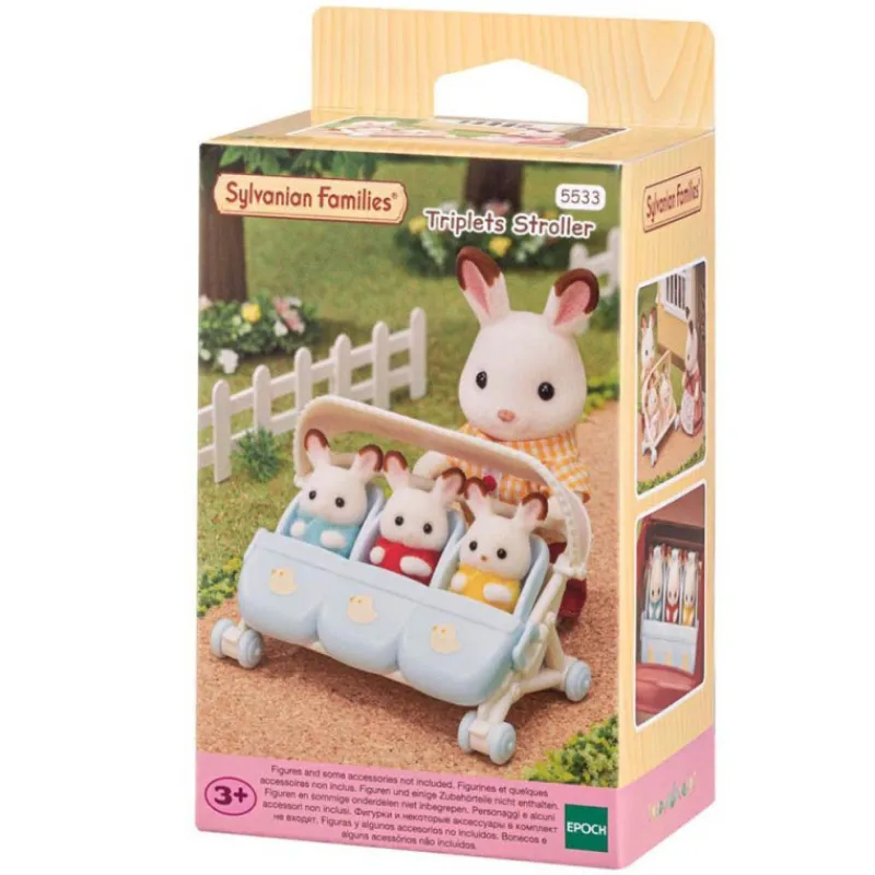 Sylvanian families Carrito De Trillizos> Figuras Acción