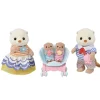 Sylvanian families Familia Nutria Marina> Figuras Acción