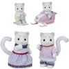 Sylvanian families Familia Leopardo de las Nieves> Figuras Acción