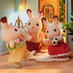Sylvanian families Familia Conejo Chocolate><noscript><img width=