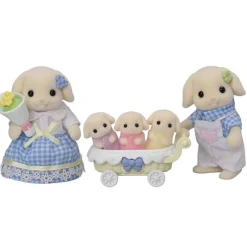 Sylvanian families Familia Conejo Flor> Figuras Acción