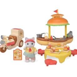 Sylvanian families Puesto de Hamburguesas> Figuras Acción