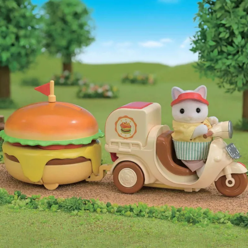 Sylvanian families Puesto de Hamburguesas> Figuras Acción