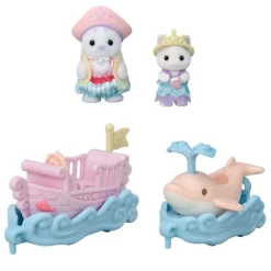 Sylvanian families Puffy Foca y Cara Latte Surcan las Olas> Figuras Acción