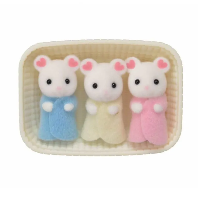 Sylvanian families Village Trillizos Ratón Marshmallow> Figuras Acción