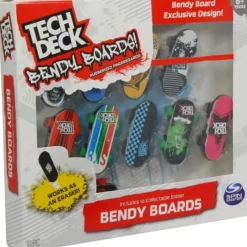 Tech deck Bendy Boards Pack 10 Rubberized Fingerboards> Vuelta Al Cole