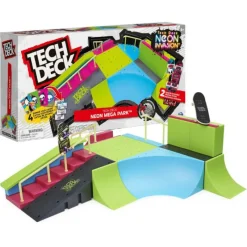 Tech deck Neon Mega Park> Vehículos Y Pistas