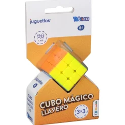 Tetoca Cubo Mágico LLavero 3 x 3> Juegos De Mesa