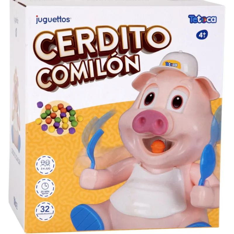 Tetoca El Cerdito Comilón> Juegos De Mesa