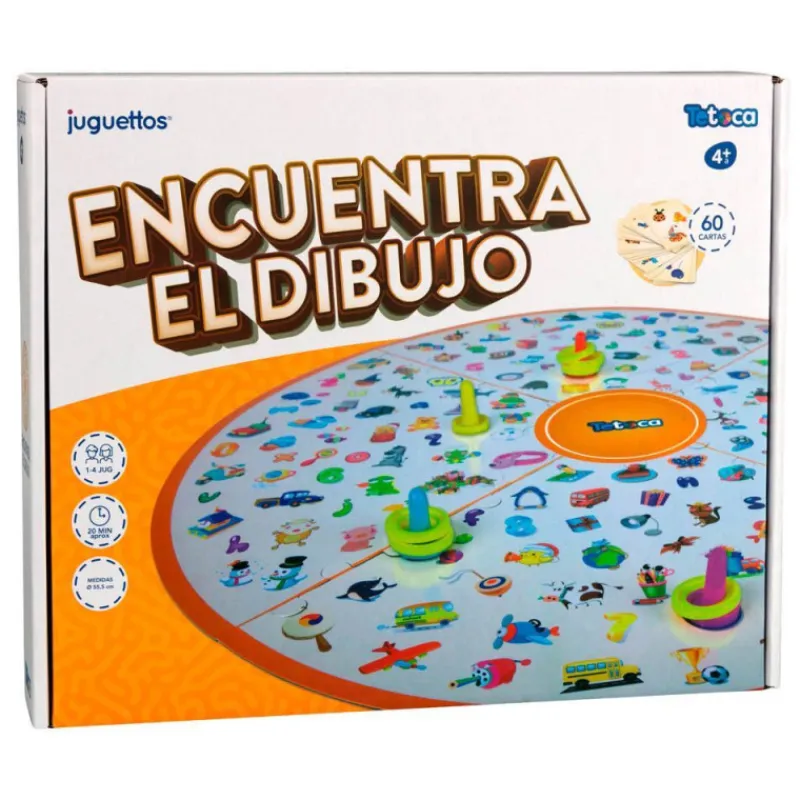 Tetoca Encuentra el Dibujo> Juegos De Mesa