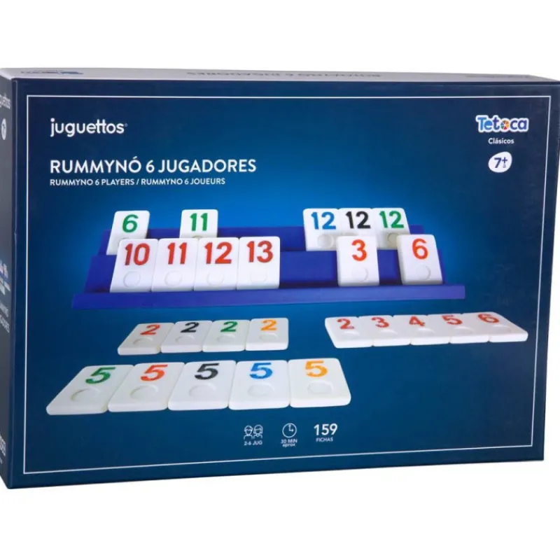 Tetoca Rummynó 6 Jugadores> Juegos De Mesa