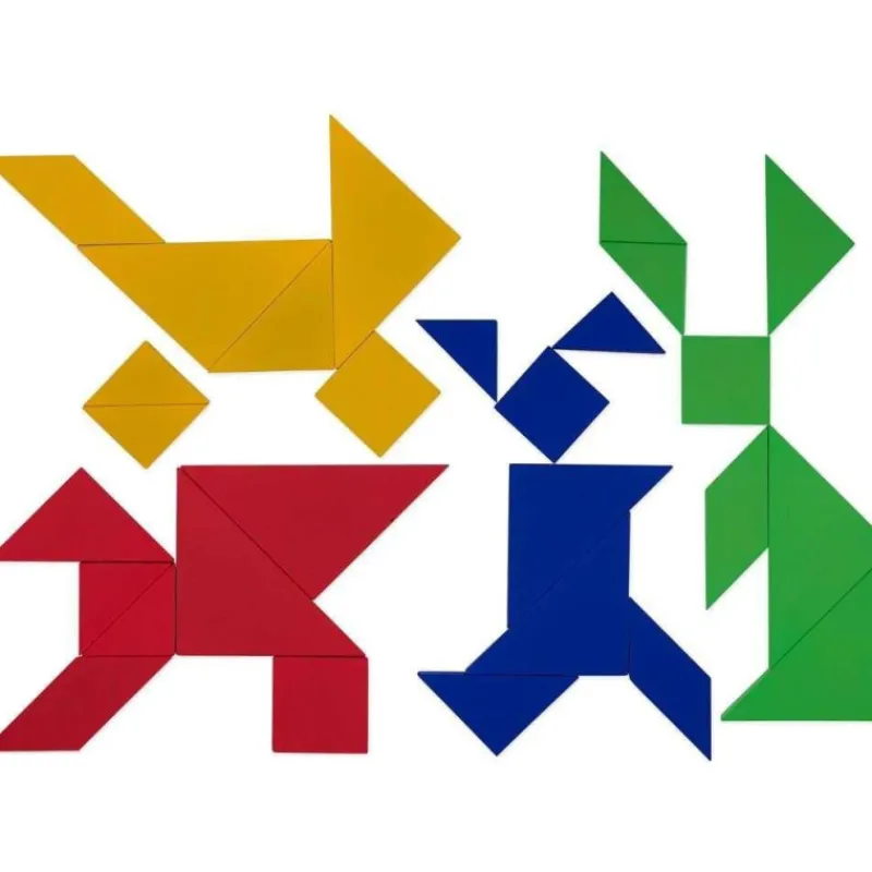 Tetoca Tangram de Madera 4 Jugadores> Juegos De Mesa|Juguetes Educativos