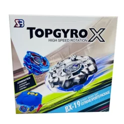 Otras marcas TopGyro X High Speed Rotation Juego con 2 Peonzas y Base Azul> Juegos De Mesa