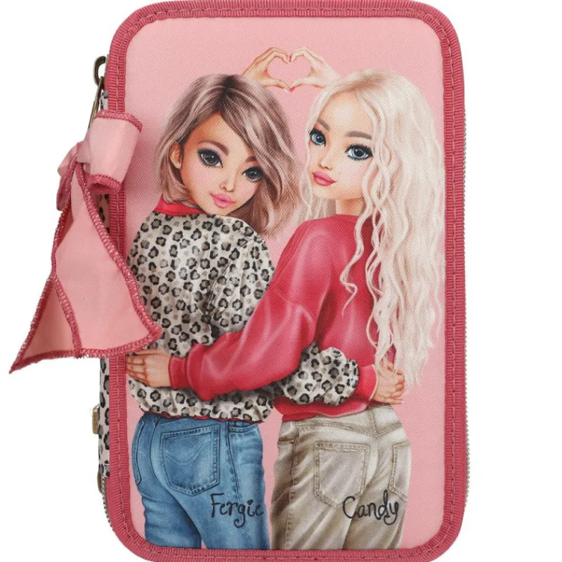 Topmodel Estuche Triple Leoheart> Vuelta Al Cole