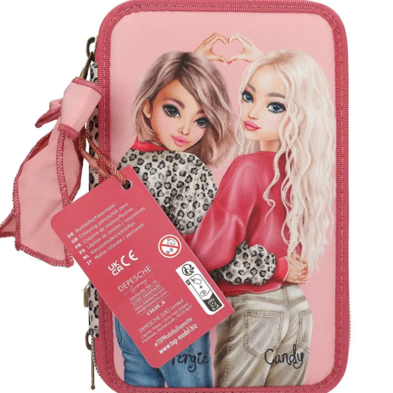 Topmodel Estuche Triple Leoheart> Vuelta Al Cole