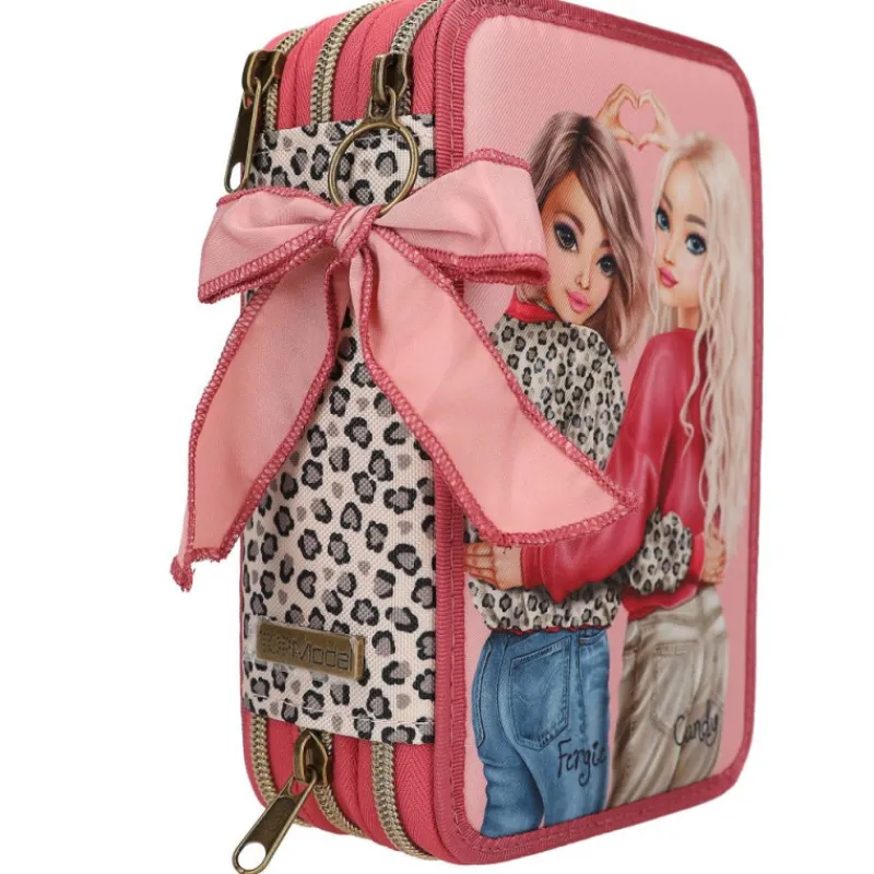 Topmodel Estuche Triple Leoheart> Vuelta Al Cole