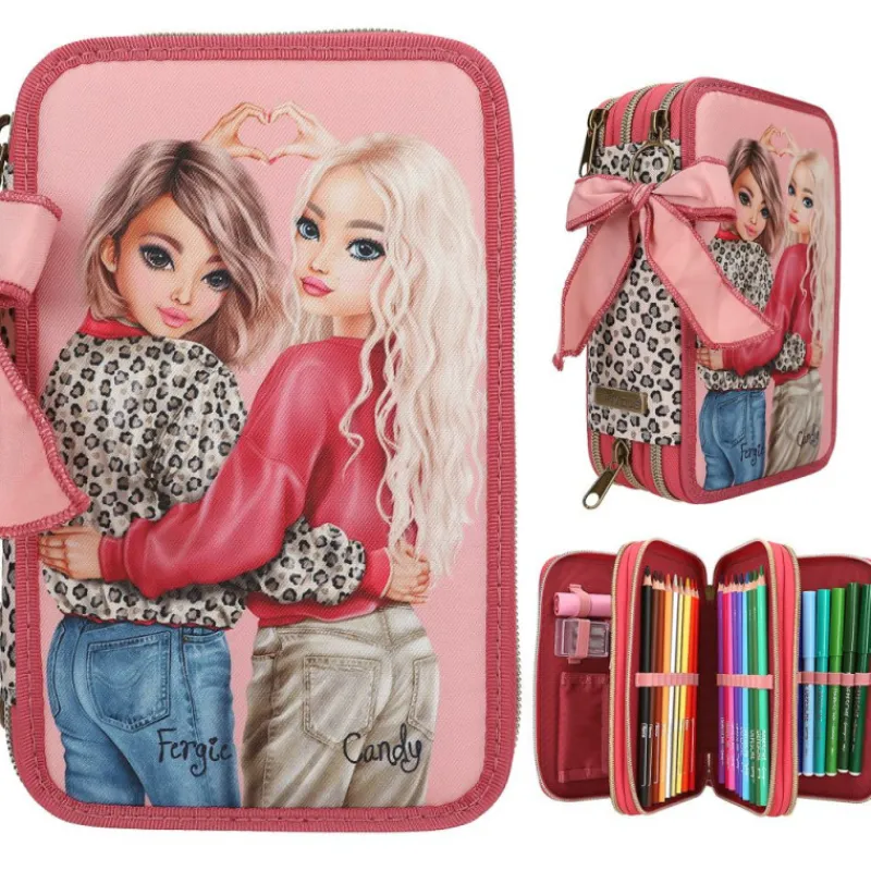 Topmodel Estuche Triple Leoheart> Vuelta Al Cole