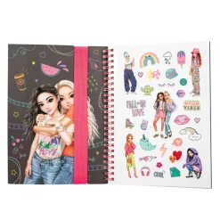 Topmodel Neon Doodle Book Cuaderno para Colorear con Rotuladores de Gel> Creativos