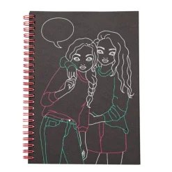 Topmodel Neon Doodle Book Cuaderno para Colorear con Rotuladores de Gel><noscript><img width=