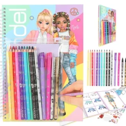Topmodel Set con Libro para Colorear><noscript><img width=