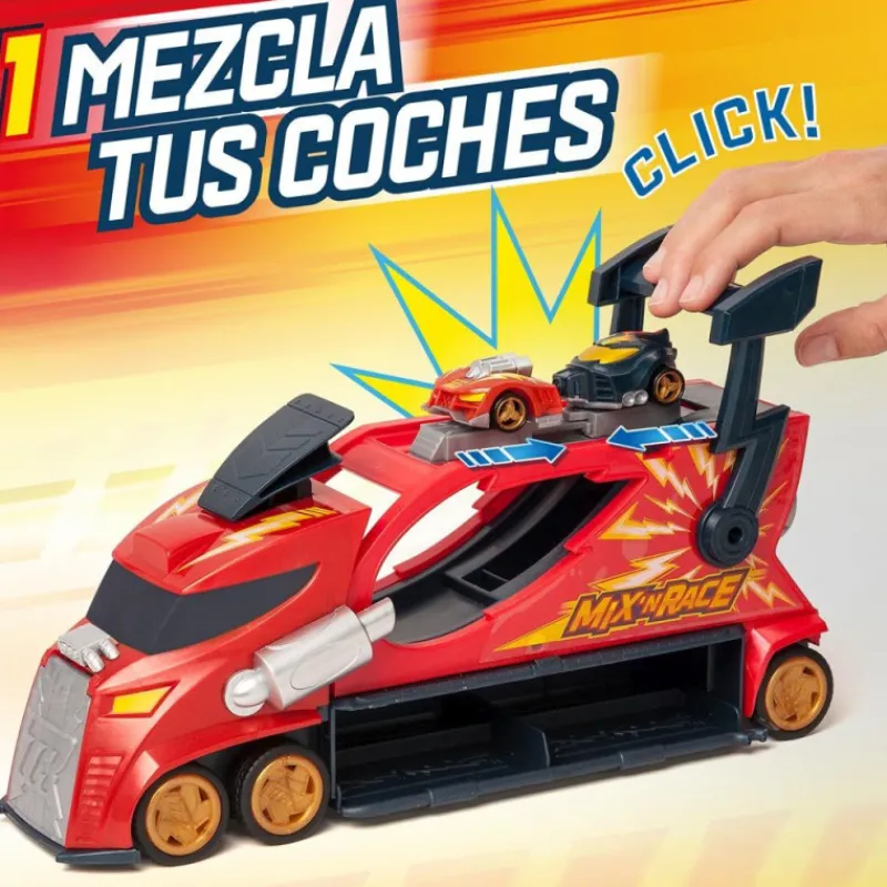 T-racers Mix'N Race Thunder Truck> Vehículos Y Pistas