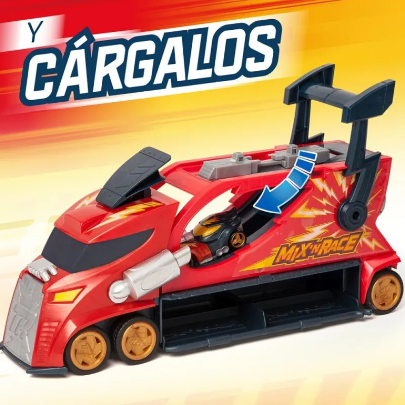 T-racers Mix'N Race Thunder Truck> Vehículos Y Pistas