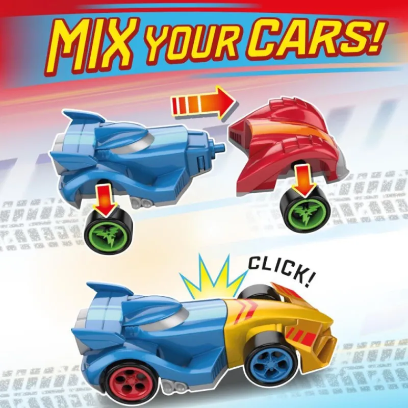 T-racers Mix'N Race Thunder Truck> Vehículos Y Pistas