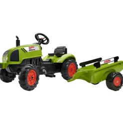 Otras marcas Tractor Claas Verde con Remolque> Aire Libre