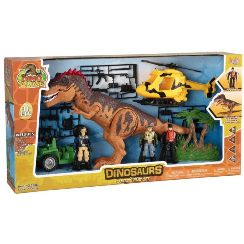 Otras marcas Vehículos con Dinosaurio T-REX y Accesorios> Figuras Acción