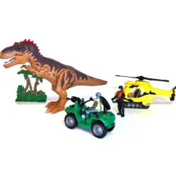 Otras marcas Vehículos con Dinosaurio T-REX y Accesorios> Figuras Acción