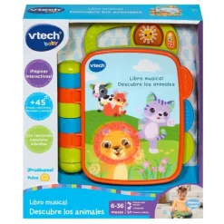 Vtech Baby Libro Musical Descubre los Animales> Primera Infancia