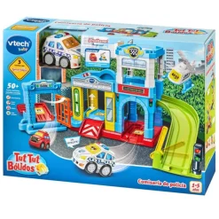 Vtech Baby Tut Tut Bólidos Comisaría De Policía con Robín Coche de Policia> Primera Infancia|Vehículos Y Pistas