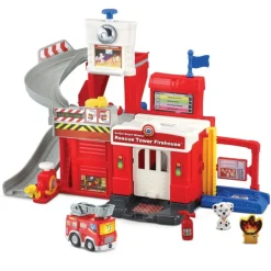 Vtech Baby Tut Tut Bólidos Parque de bomberos con Valiente Camión de Bomberos> Figuras Acción