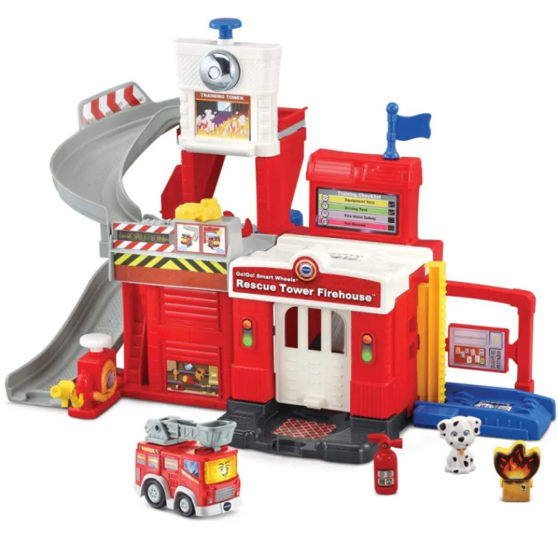 Vtech Baby Tut Tut Bólidos Parque de bomberos con Valiente Camión de Bomberos> Figuras Acción