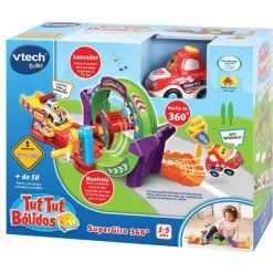 Vtech Baby Tut Tut Bólidos Supergiro 360º con Jorge Coche de Carreras> Vehículos Y Pistas